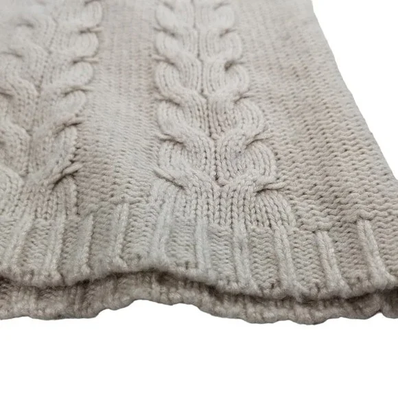 The Limited Boatneck Cableknit Sweater 3/4 Sleeve Womens Jrs Sz M  Wool Viscose - Picture 7 of 16